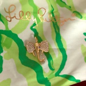 Lily Pulitzer Elephant pendant